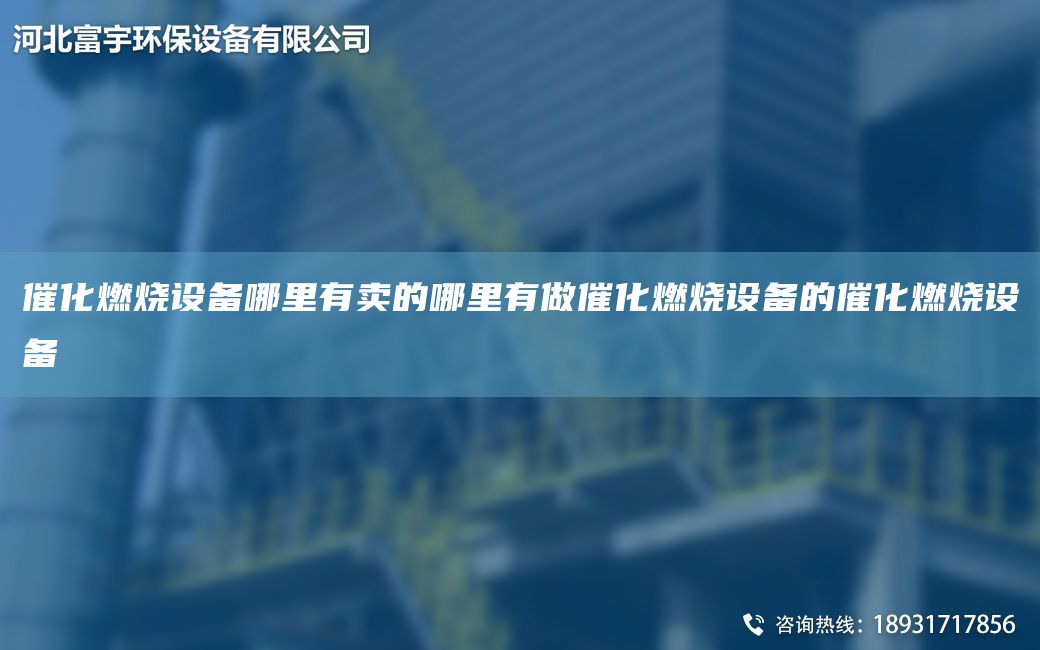 催化燃燒設(shè)備哪里有賣(mài)的哪里有做催化燃燒設(shè)備的催化燃燒設(shè)備