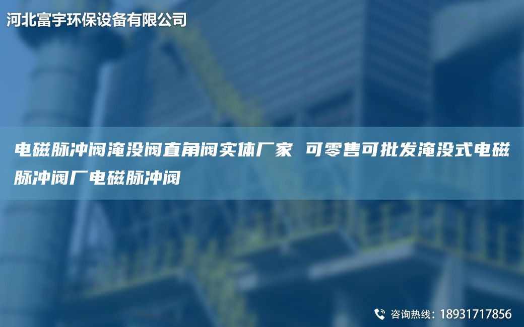 電磁脈沖閥淹沒閥直角閥實(shí)體廠家 可零售可批發(fā)淹沒式電磁脈沖閥廠電磁脈沖閥