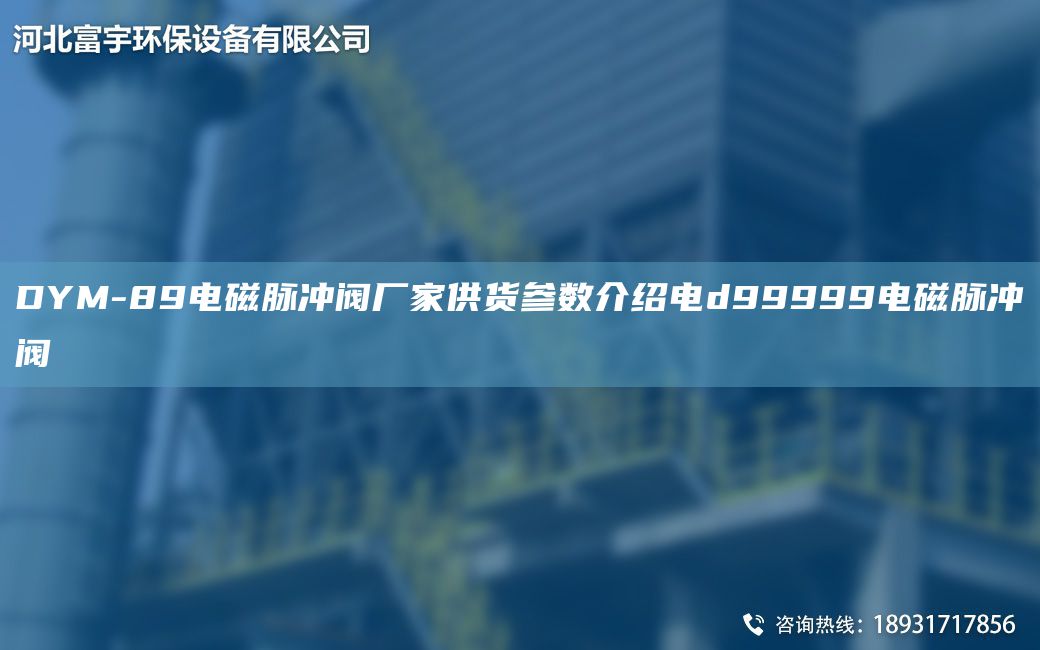 DYM-89電磁脈沖閥廠家供貨參數(shù)介紹電d99999電磁脈沖閥