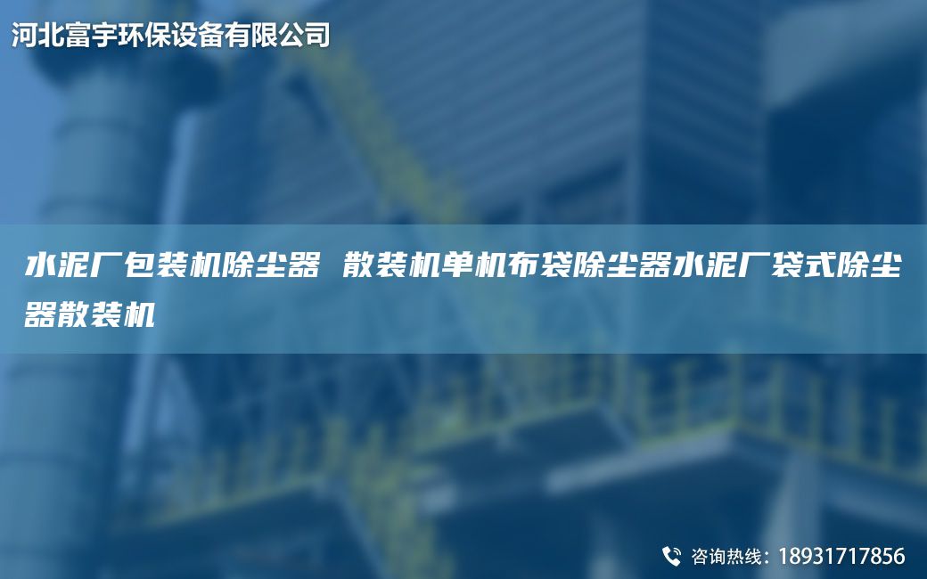 水泥廠包裝機(jī)除塵器 散裝機(jī)單機(jī)布袋除塵器水泥廠袋式除塵器散裝機(jī)