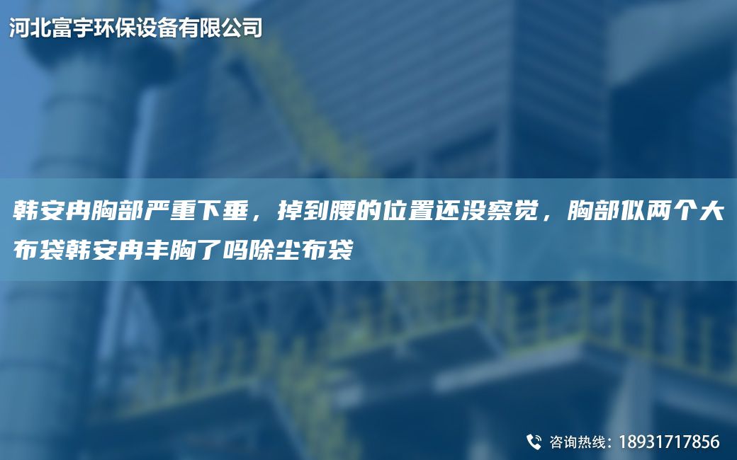 韓安冉胸部嚴(yán)重下垂，掉到腰的位置還沒(méi)察覺(jué)，胸部似兩個(gè)大布袋韓安冉豐胸了嗎除塵布袋