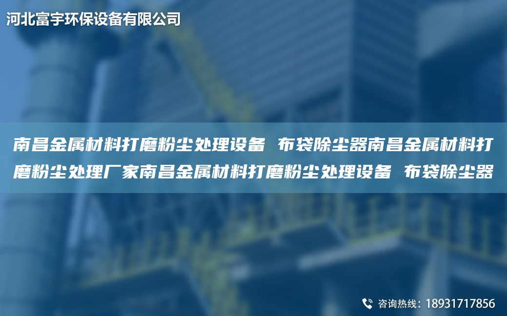 南昌金屬材料打磨粉塵處理設備 布袋除塵器南昌金屬材料打磨粉塵處理廠家南昌金屬材料打磨粉塵處理設備 布袋除塵器