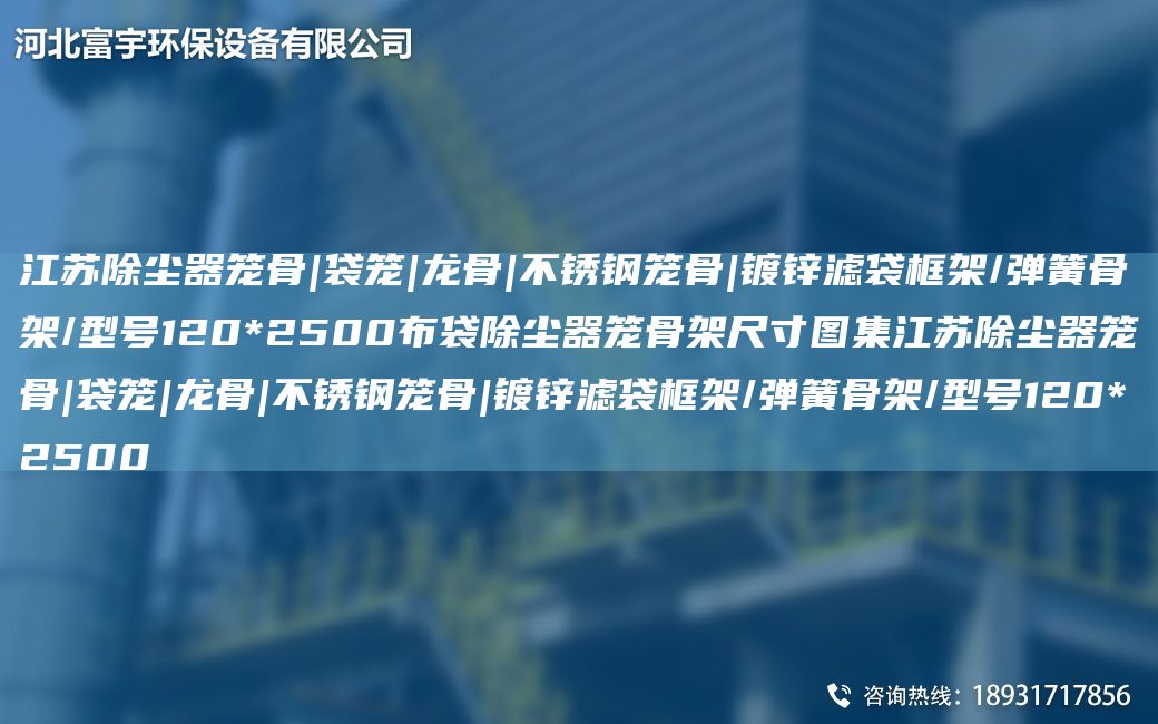 江蘇除塵器籠骨|袋籠|龍骨|不銹鋼籠骨|鍍鋅濾袋框架/彈簧骨架/型號(hào)120*2500布袋除塵器籠骨架尺寸圖集江蘇除塵器籠骨|袋籠|龍骨|不銹鋼籠骨|鍍鋅濾袋框架/彈簧骨架/型號(hào)120*2500