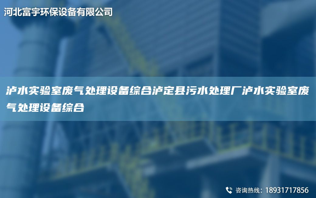 瀘水實(shí)驗(yàn)室廢氣處理設(shè)備綜合瀘定縣污水處理廠瀘水實(shí)驗(yàn)室廢氣處理設(shè)備綜合