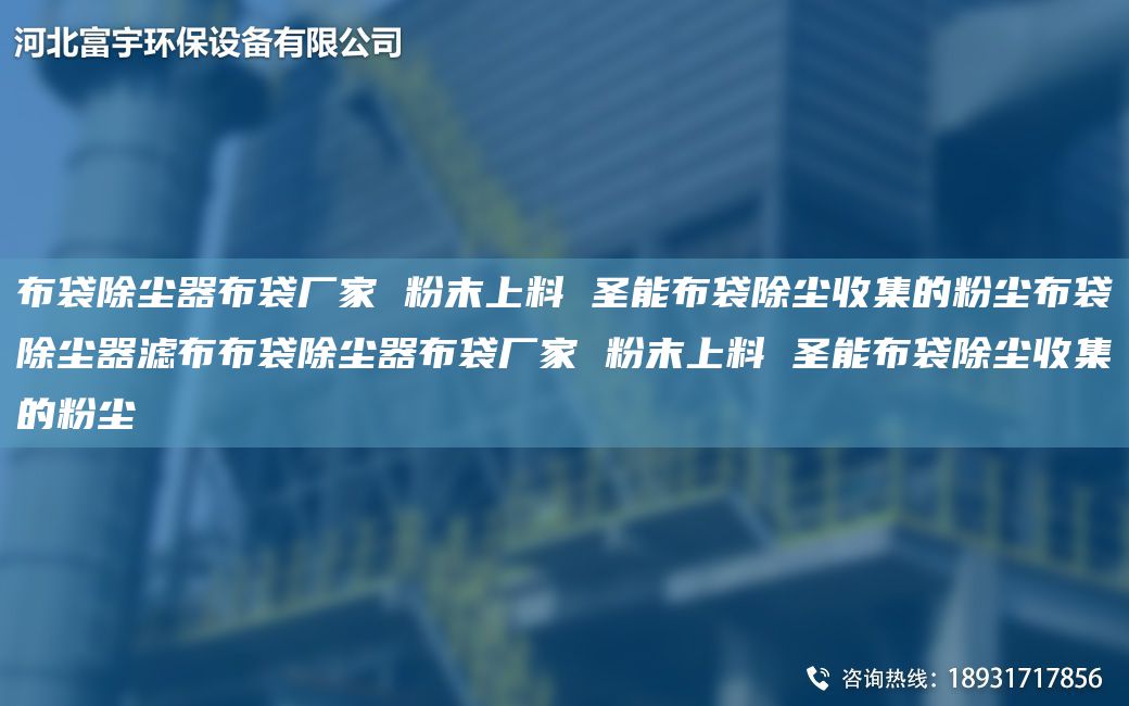 布袋除塵器布袋廠家 粉末上料 圣能布袋除塵收集的粉塵布袋除塵器濾布布袋除塵器布袋廠家 粉末上料 圣能布袋除塵收集的粉塵