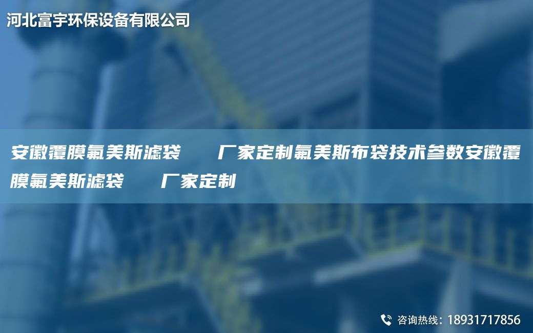 安徽覆膜氟美斯濾袋   廠家定制氟美斯布袋技術參數(shù)安徽覆膜氟美斯濾袋   廠家定制
