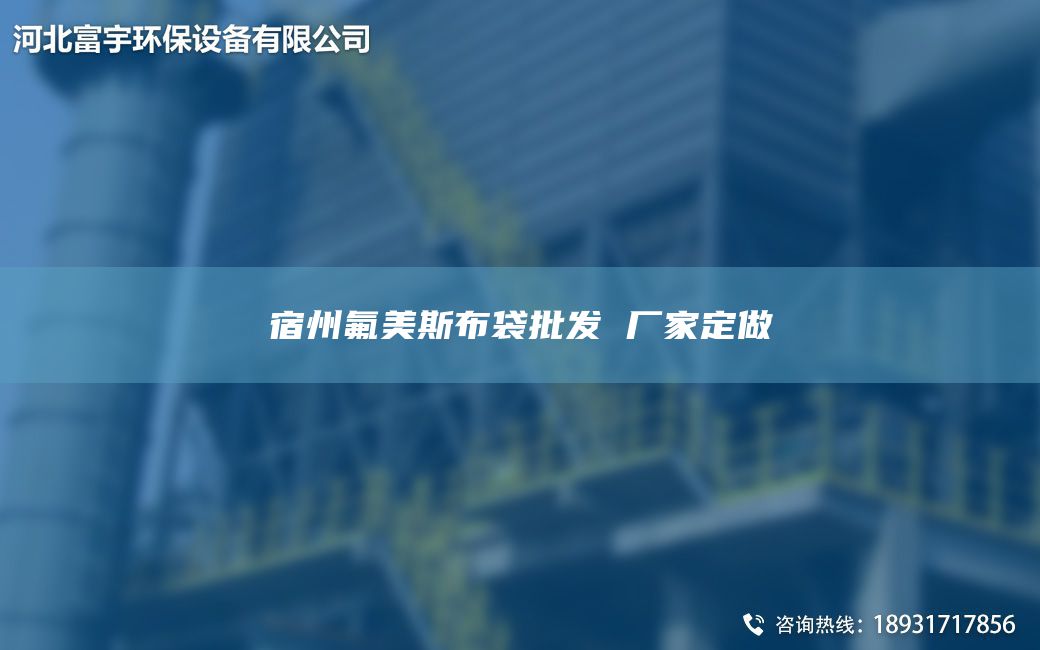 宿州氟美斯布袋批發(fā) 廠家定做