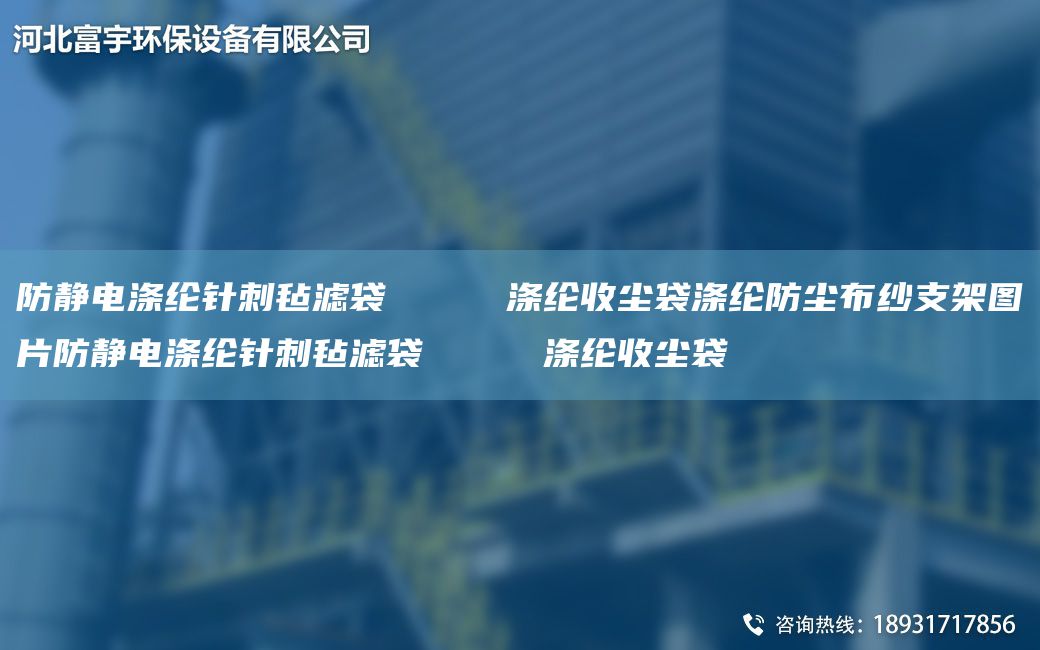 防靜電滌綸針刺氈濾袋     滌綸收塵袋滌綸防塵布紗支架圖片防靜電滌綸針刺氈濾袋     滌綸收塵袋