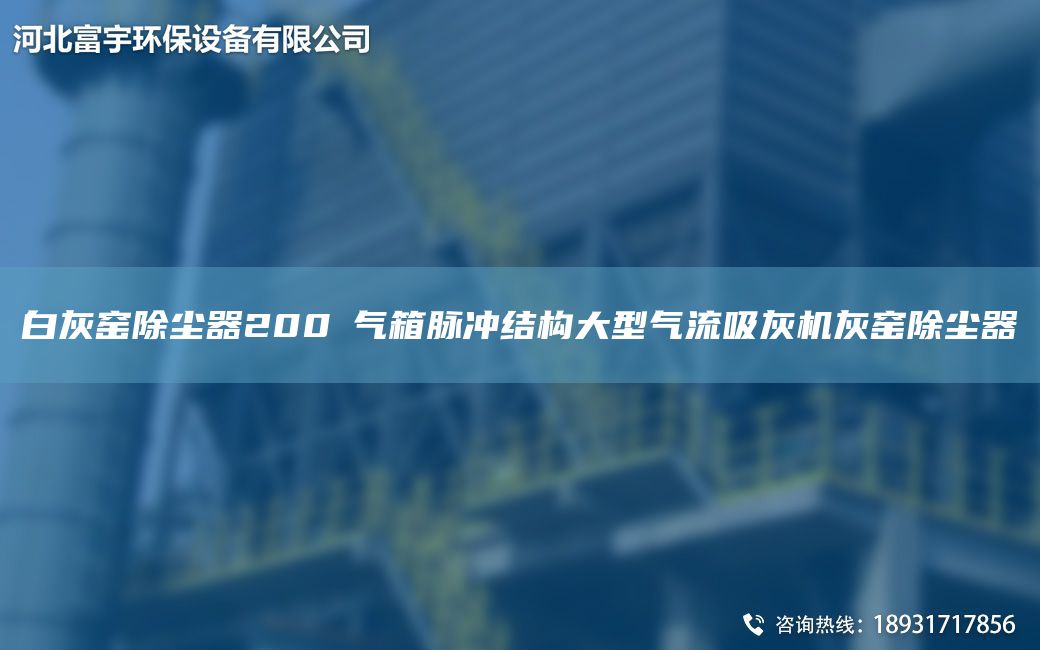 白灰窯除塵器200㎡氣箱脈沖結(jié)構(gòu)大型氣流吸灰機灰窯除塵器