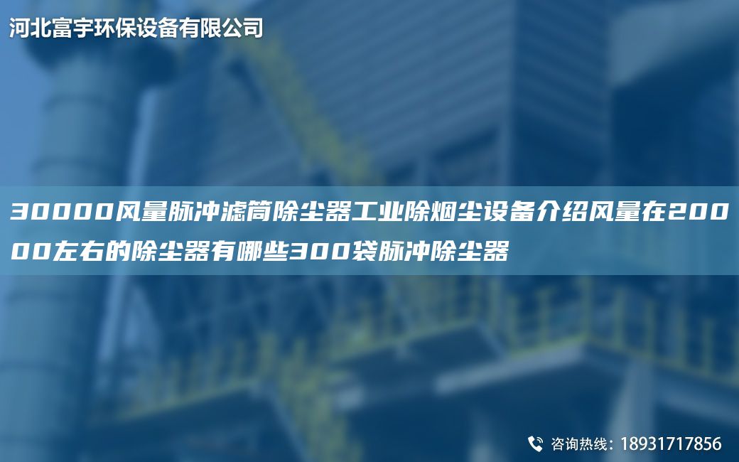 30000風(fēng)量脈沖濾筒除塵器工業(yè)除煙塵設(shè)備介紹風(fēng)量在20000左右的除塵器有哪些300袋脈沖除塵器