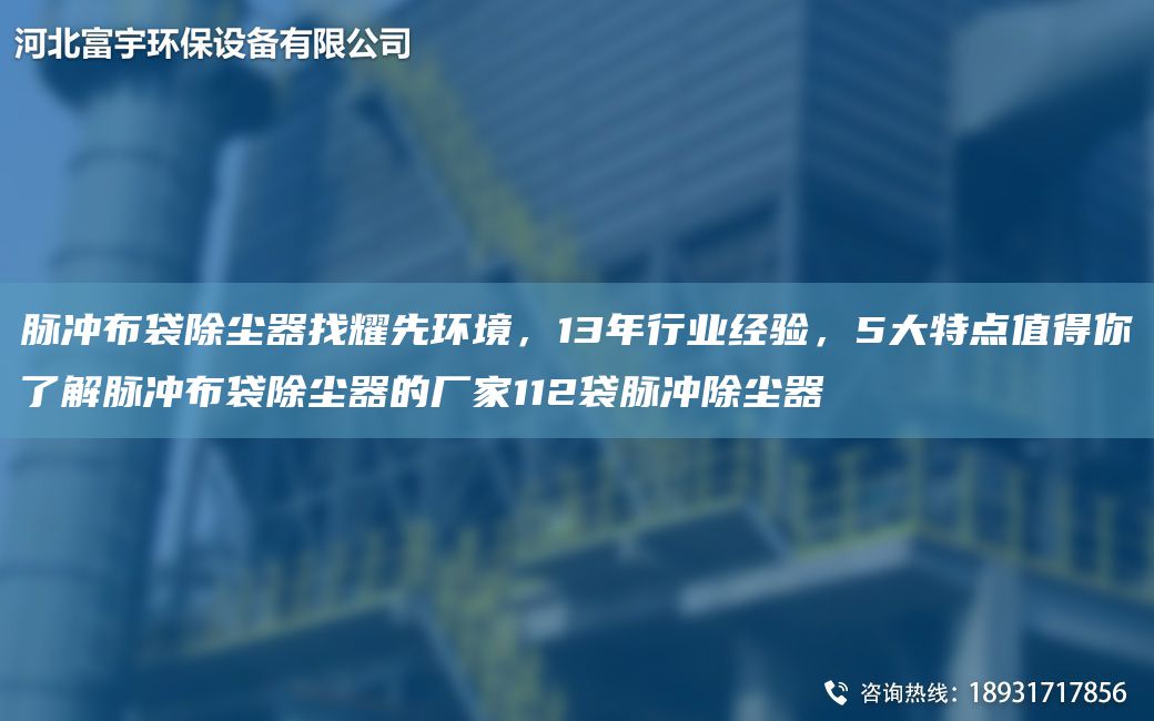 脈沖布袋除塵器找耀先環(huán)境，13NA行業(yè)經(jīng)驗，5大特點值得你了解脈沖布袋除塵器的廠家112袋脈沖除塵器