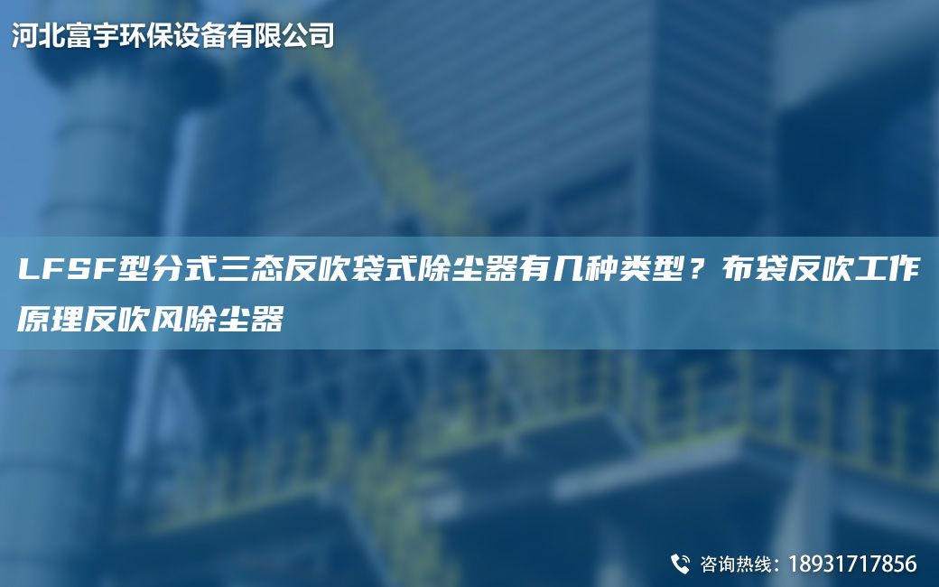 LFSF型分式三態(tài)反吹袋式除塵器有幾種類型？布袋反吹工作原理反吹風(fēng)除塵器