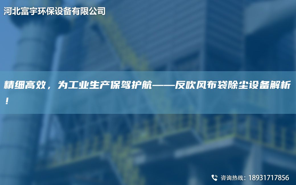 精細高效，為工業(yè)生產(chǎn)保駕護航——反吹風布袋除塵設備解析！