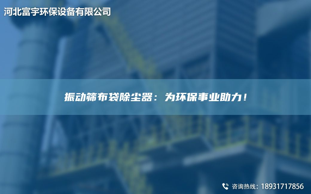 振動篩布袋除塵器：為環(huán)保事業(yè)助力！
