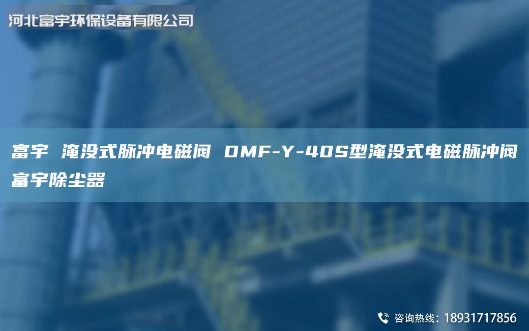 富宇 淹沒式脈沖電磁閥 DMF-Y-40S型淹沒式電磁脈沖閥富宇除塵器