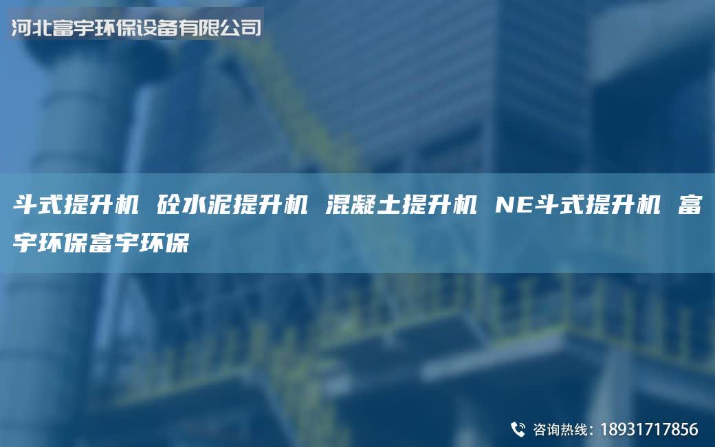 斗式提升機(jī) 砼水泥提升機(jī) 混凝土提升機(jī) NE斗式提升機(jī) 富宇環(huán)保富宇環(huán)保