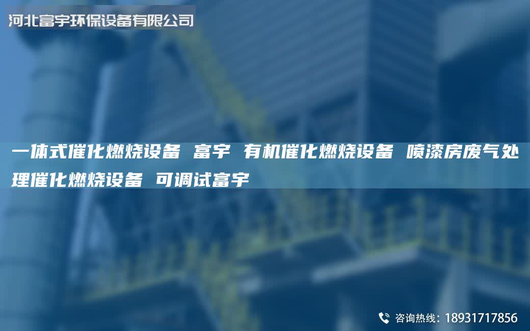 一體式催化燃燒設(shè)備 富宇 有機(jī)催化燃燒設(shè)備 噴漆房廢氣處理催化燃燒設(shè)備 可調(diào)試富宇