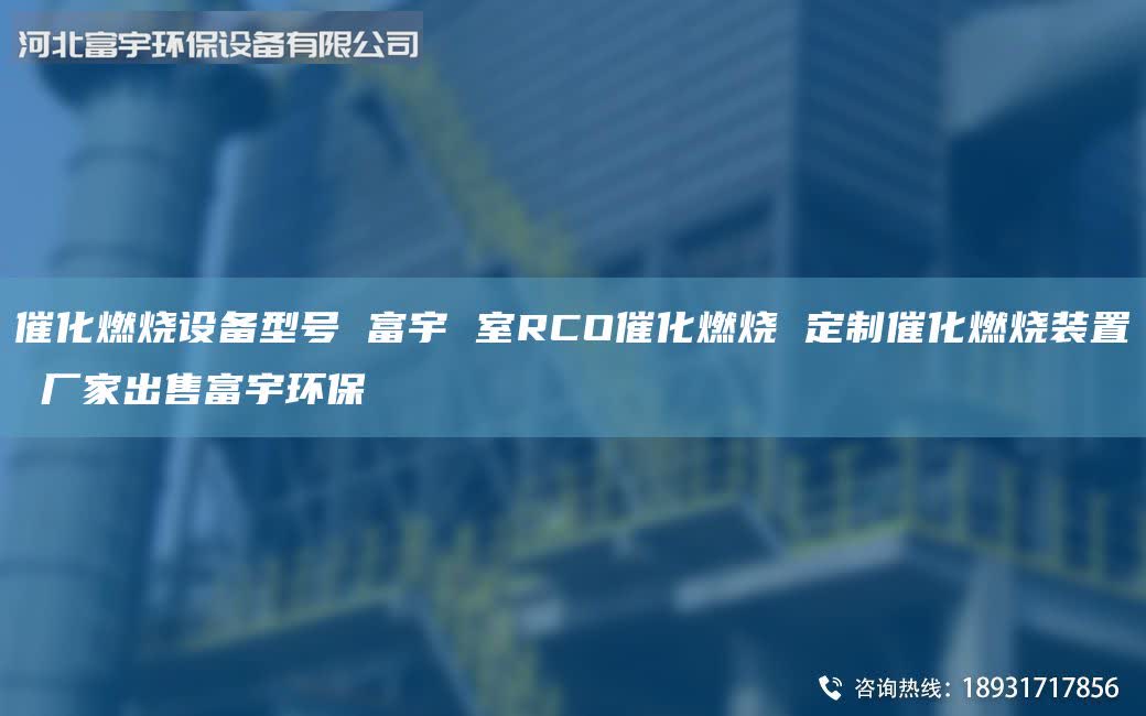 催化燃燒設備型號 富宇 室RCO催化燃燒 定制催化燃燒裝置 廠家出售富宇環(huán)保
