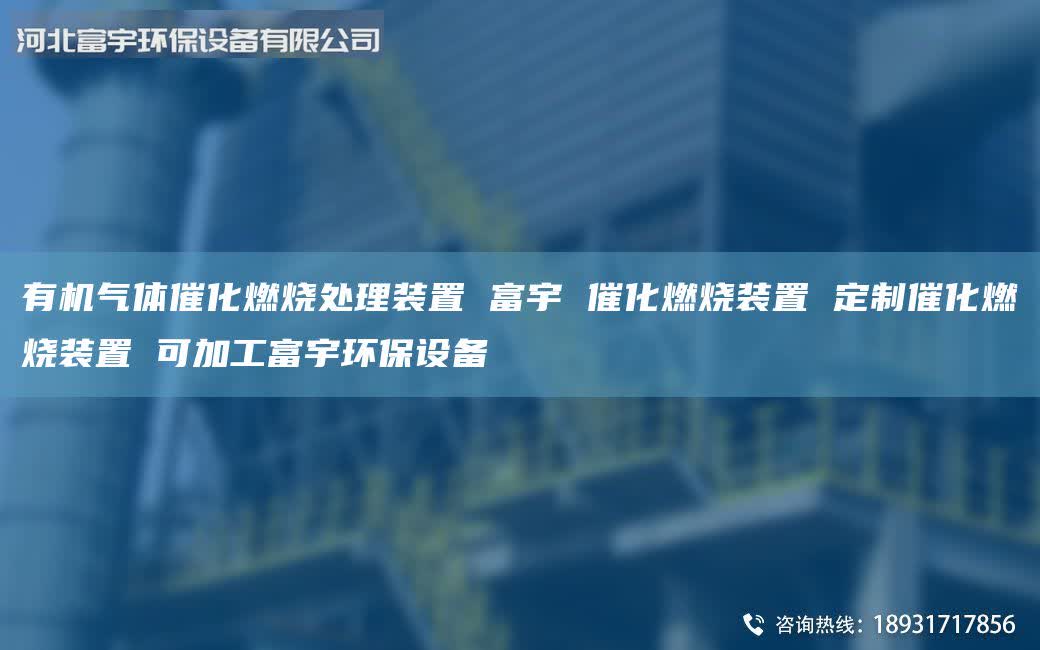 有機(jī)氣體催化燃燒處理裝置 富宇 催化燃燒裝置 定制催化燃燒裝置 可加工富宇環(huán)保設(shè)備