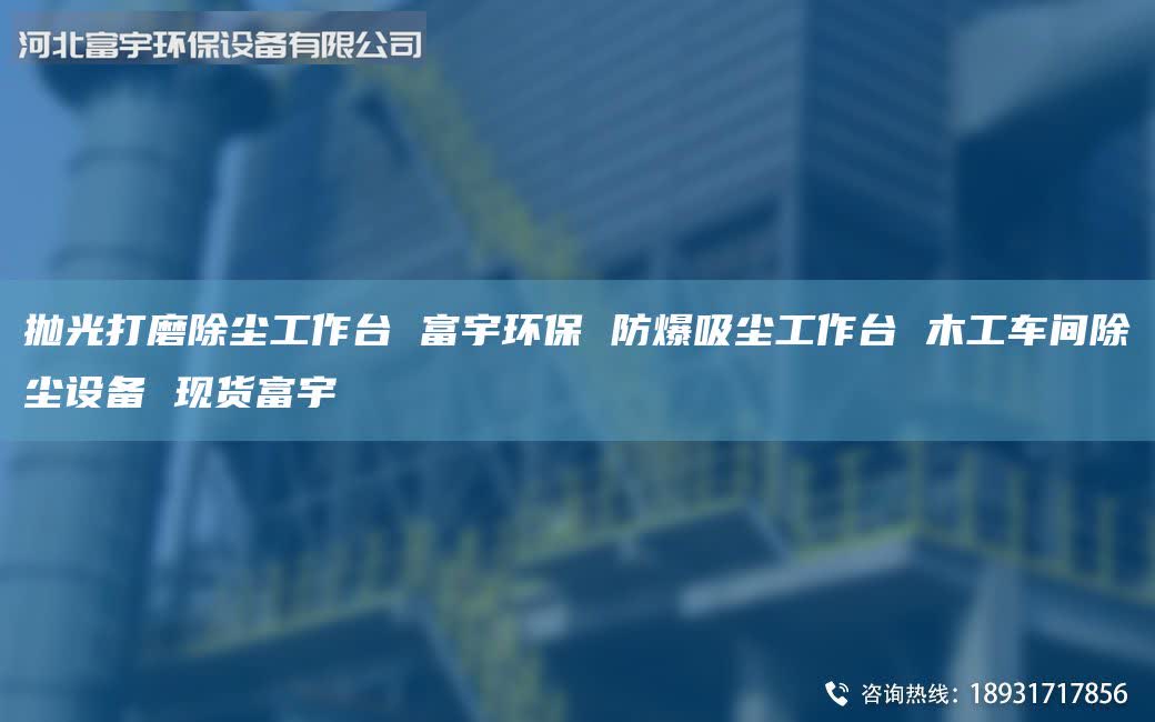 拋光打磨除塵工作臺 富宇環(huán)保 防爆吸塵工作臺 木工車間除塵設備 現貨富宇
