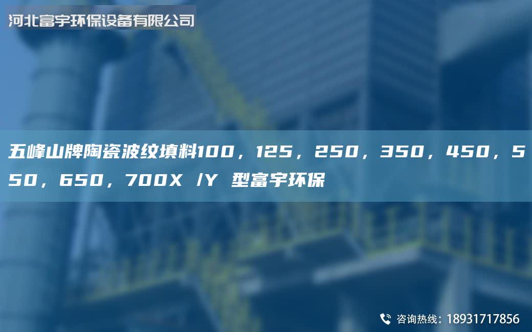 五峰山牌陶瓷波紋填料100，125，250，350，450，550，650，700X /Y 型富宇環(huán)保