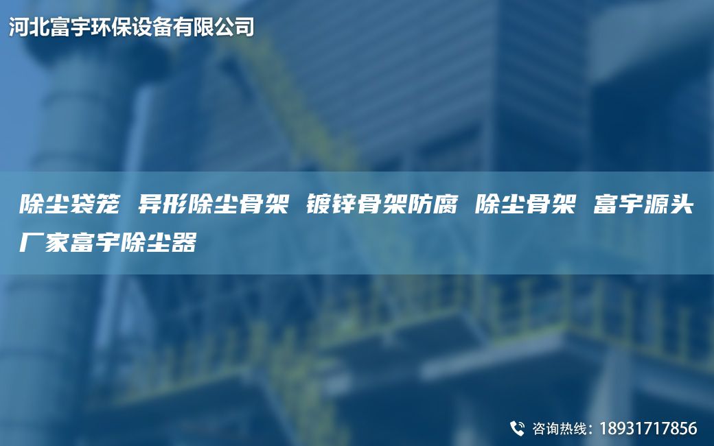 除塵袋籠 異形除塵骨架 鍍鋅骨架防腐 除塵骨架 富宇源頭廠家富宇除塵器