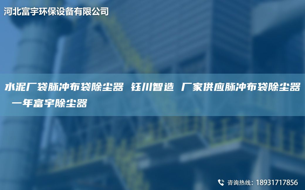 水泥廠袋脈沖布袋除塵器 鈺川智造 廠家供應脈沖布袋除塵器 一NA富宇除塵器
