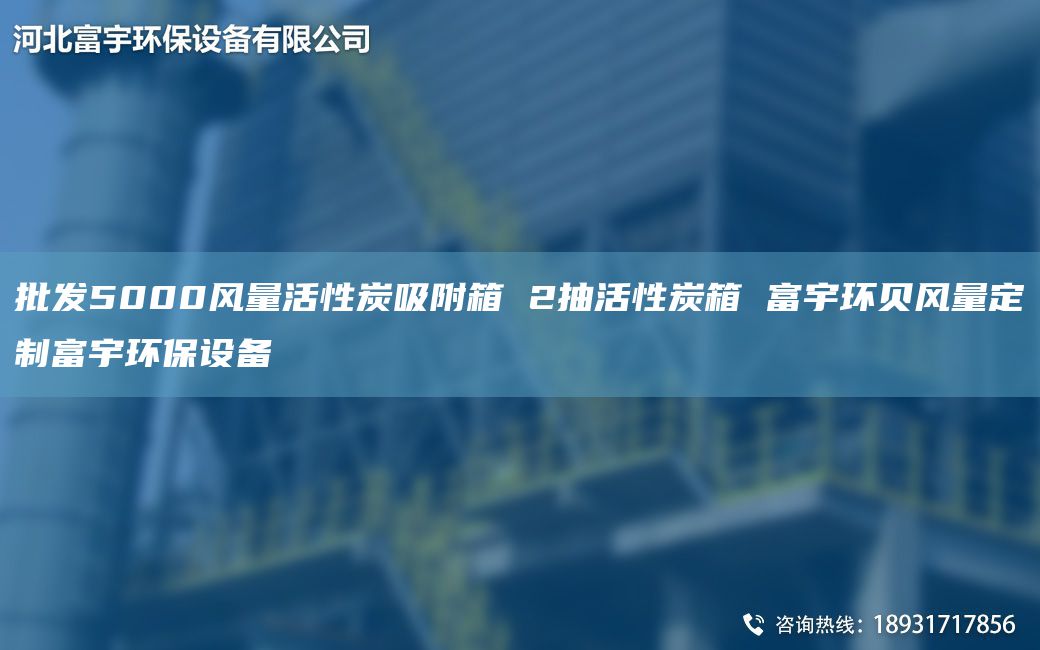 批發(fā)5000風(fēng)量活性炭吸附箱 2抽活性炭箱 富宇環(huán)貝風(fēng)量定制富宇環(huán)保設(shè)備