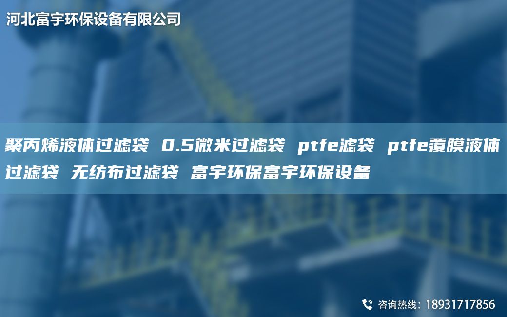 聚丙烯液體過濾袋 0.5微米過濾袋 ptfe濾袋 ptfe覆膜液體過濾袋 無紡布過濾袋 富宇環(huán)保富宇環(huán)保設(shè)備