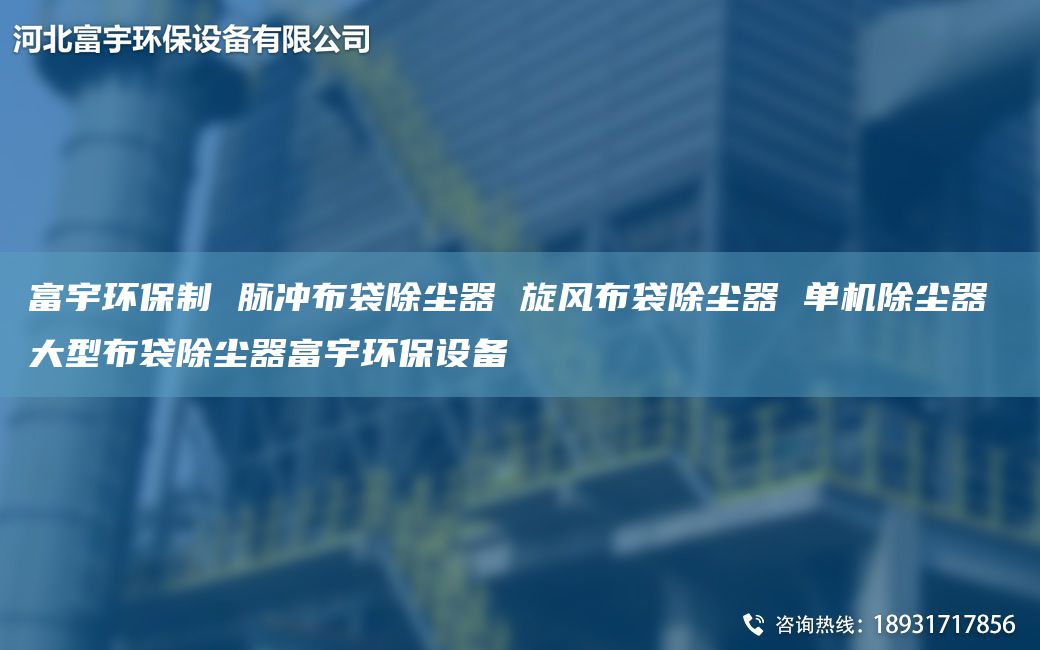 富宇環(huán)保制 脈沖布袋除塵器 旋風(fēng)布袋除塵器 單機(jī)除塵器 大型布袋除塵器富宇環(huán)保設(shè)備