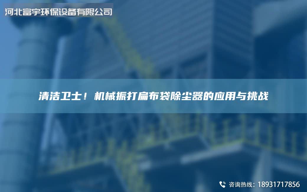 清潔衛(wèi)士！機(jī)械振打扁布袋除塵器的應(yīng)用與挑戰(zhàn)
