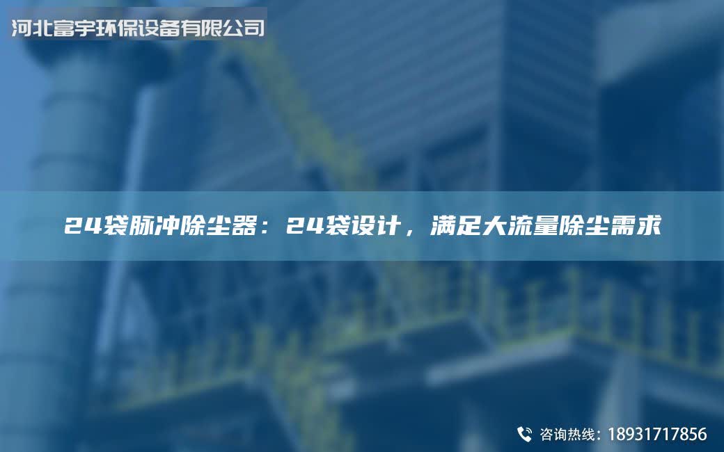 24袋脈沖除塵器：24袋設(shè)計(jì)，滿足大流量除塵需求