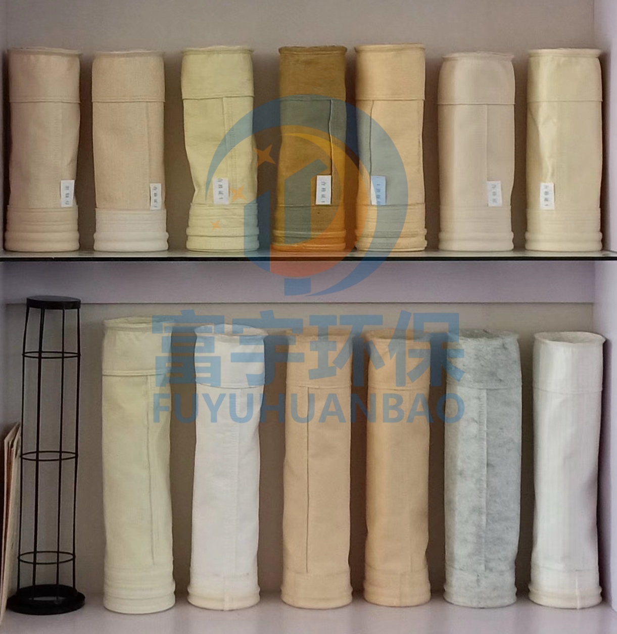 除塵器布袋生產(chǎn)廠家，玻纖除塵器布袋，氟美斯除塵器布袋。